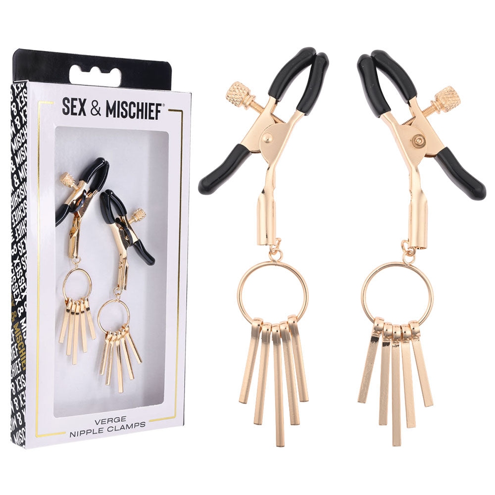 Sex & Mischief Verge Nipple Clamps - Club X
